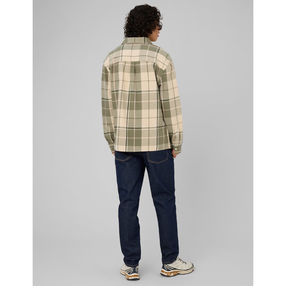 Chemise à carreaux vert clair, BZB