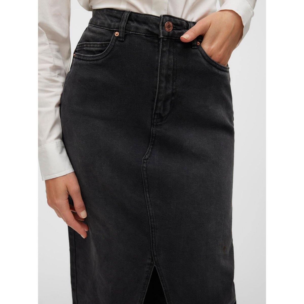 Jupe En Denim black 1, VERO MODA