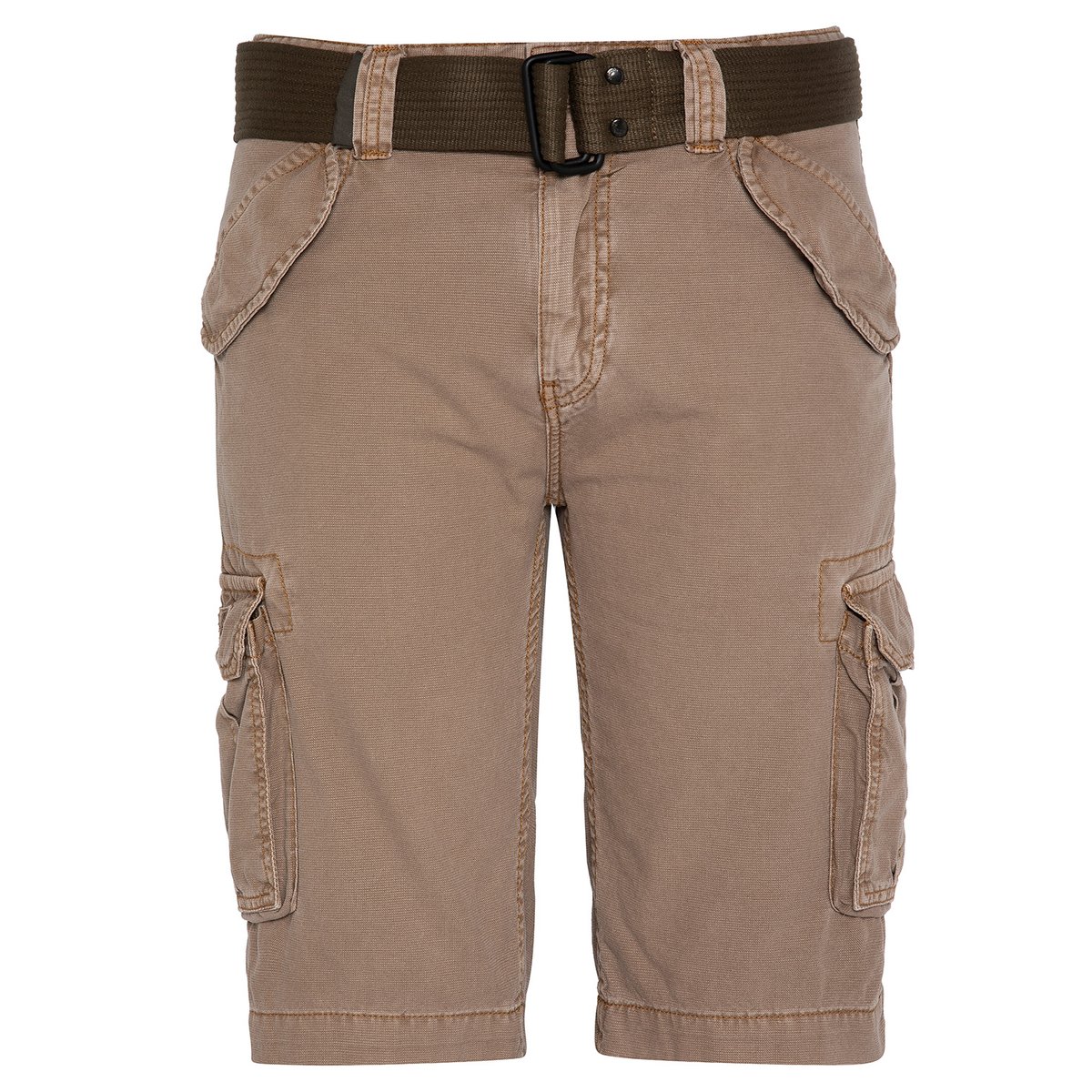 Short cargo multipoches tabac, SCHOTT