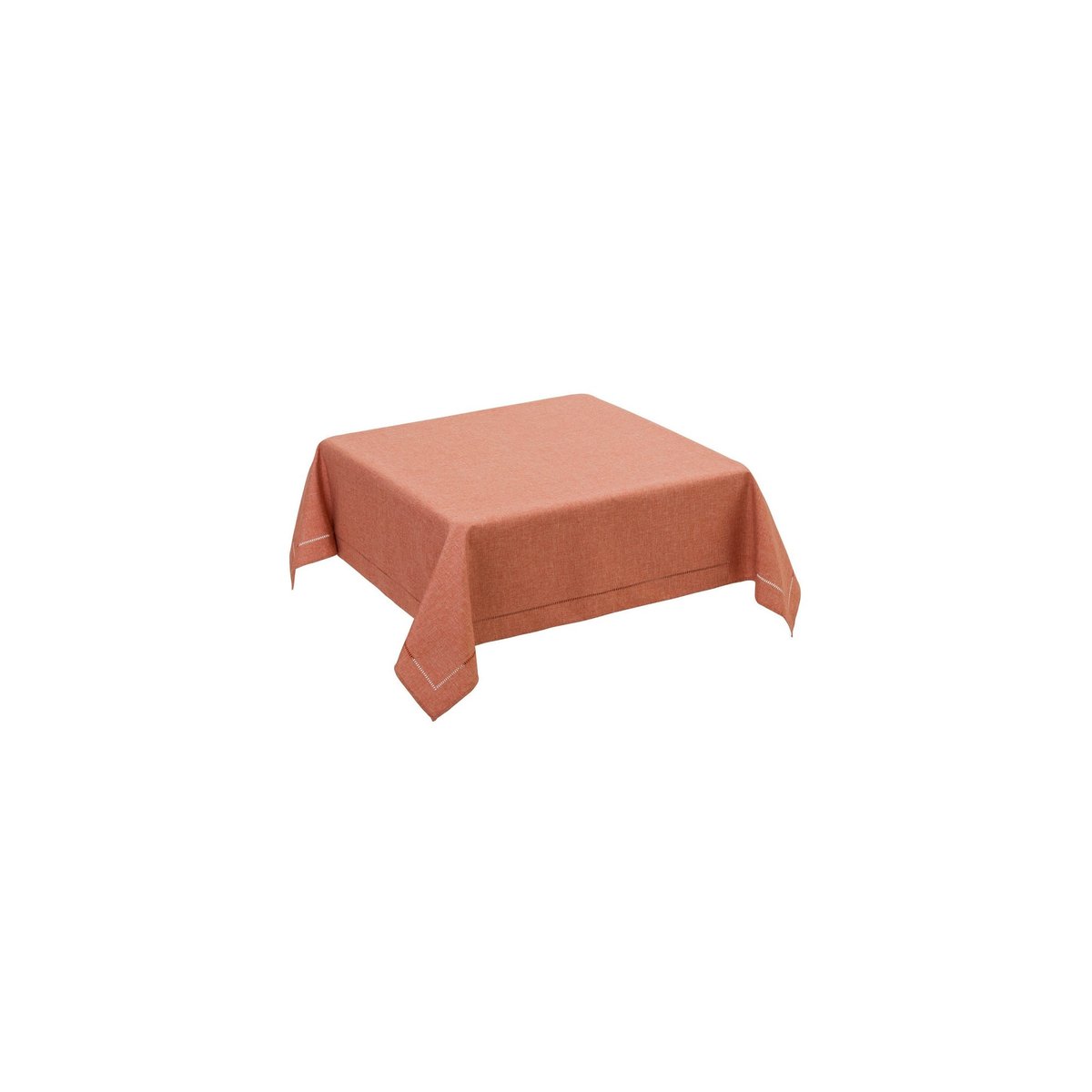 Nappe Carrée Terracotta - 150x150cm orange, WADIGA