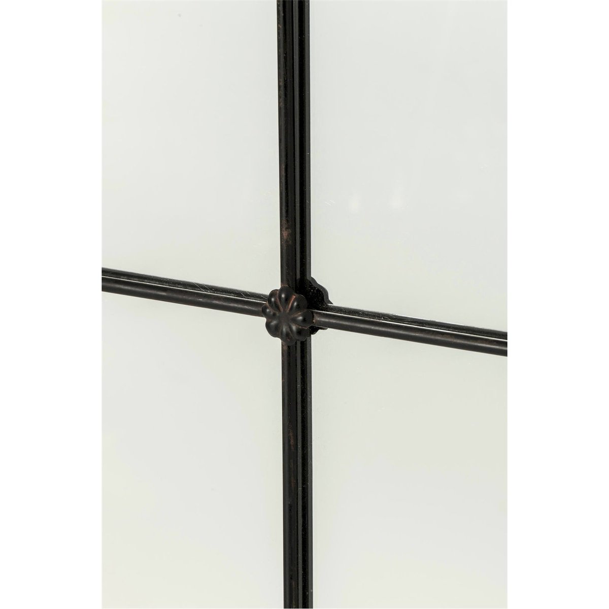 Miroir mural antique en verre noir, RECOLLECTION