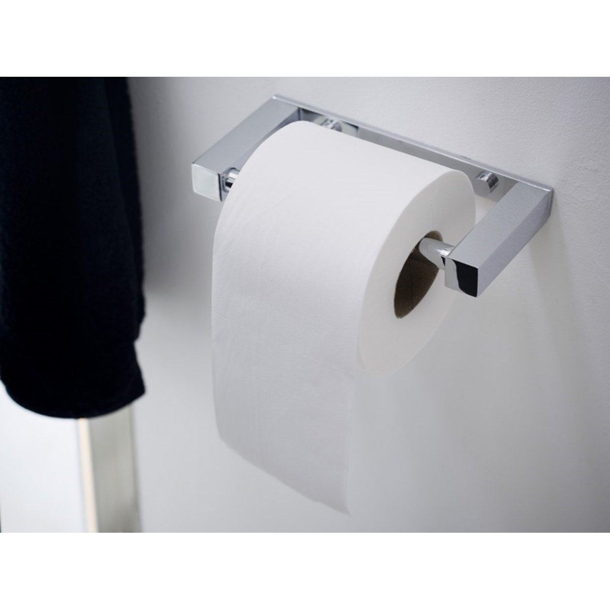 Porte Papier Toilette  METRIC noir, COSMIC