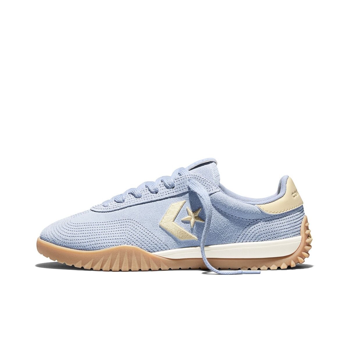 Baskets Run Star Trainer Stitched Suede bleu, CONVERSE