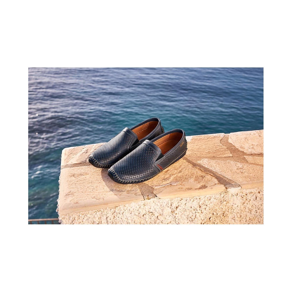 Mocassins cuir Jerez XL blue, PIKOLINOS