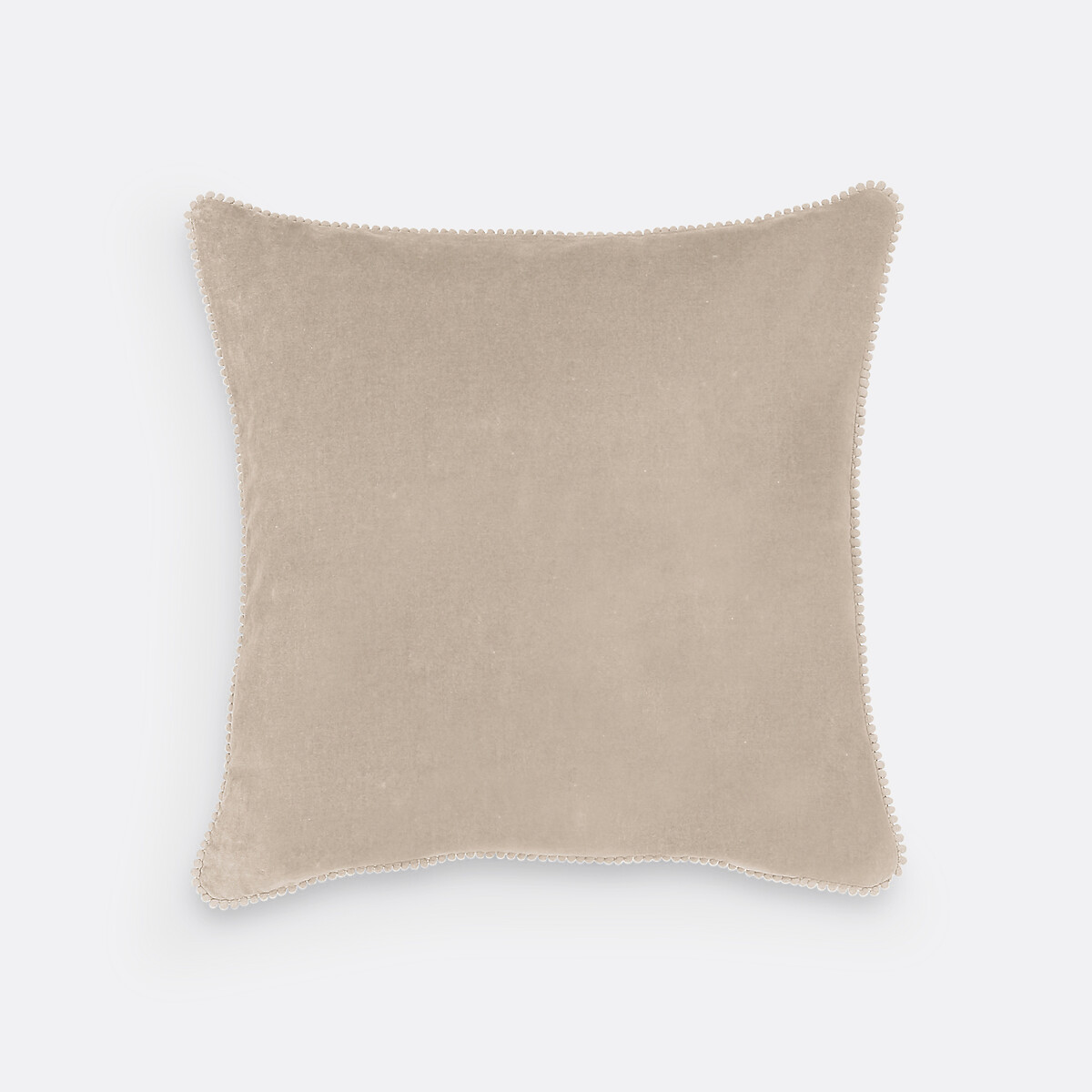 Capa de almofada em veludo, Velvet bege, LA REDOUTE INTERIEURS