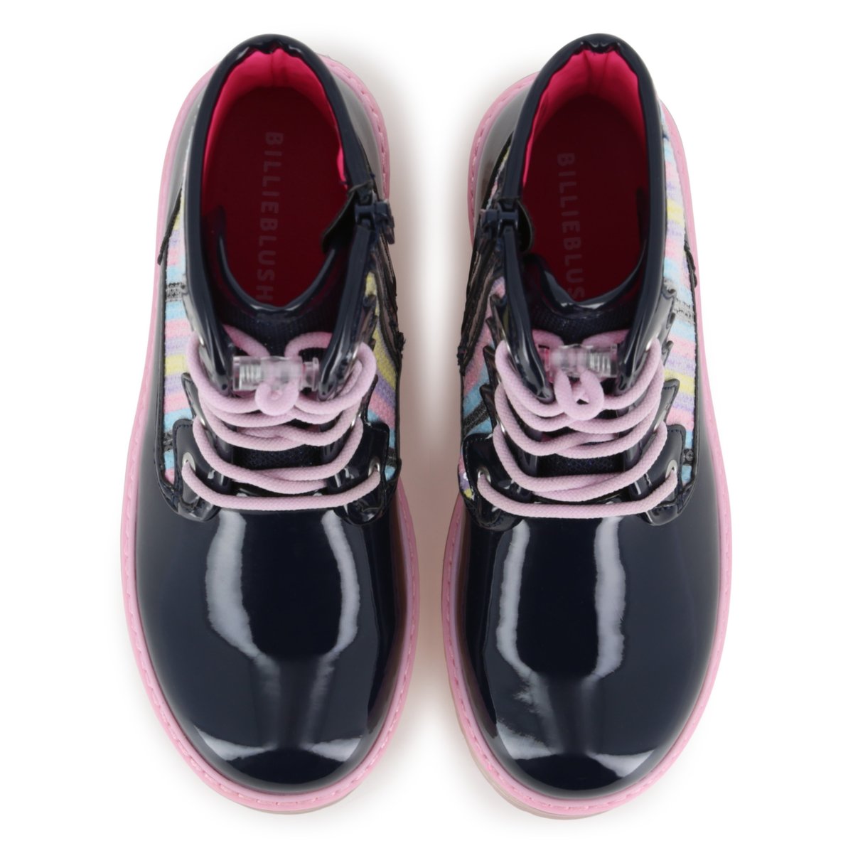 Bottines à lacets indigo blue, BILLIEBLUSH