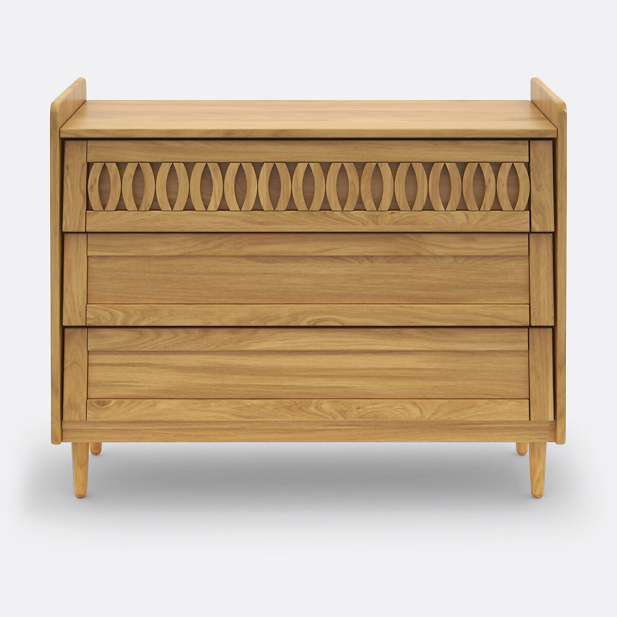 Commode 3 tiroirs, Malaya bois, LA REDOUTE INTERIEURS