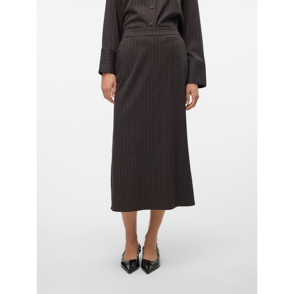 Jupe dark grey melange, VERO MODA