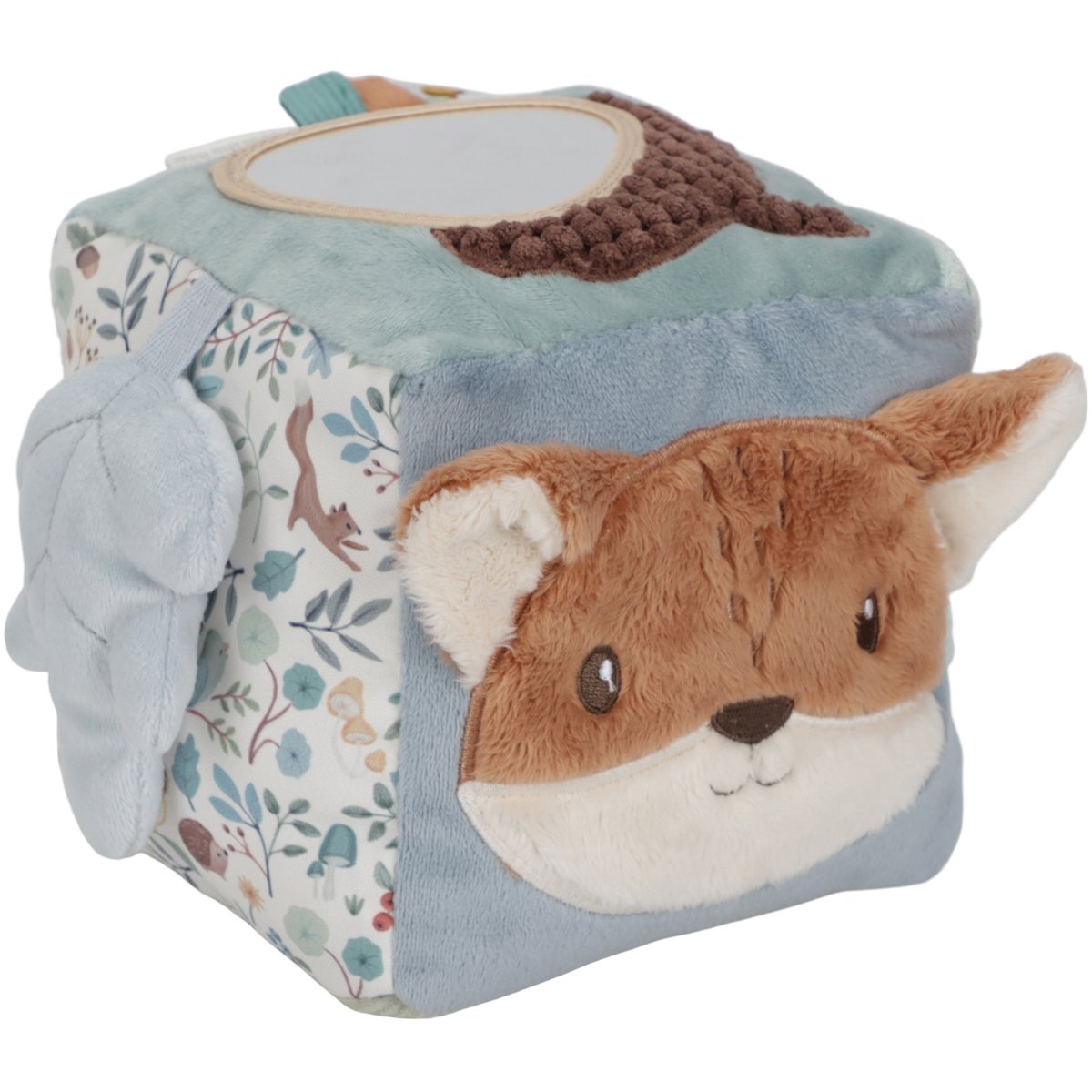 Cube d'activités bleu, beige, multicolore, marron, LITTLE DUTCH