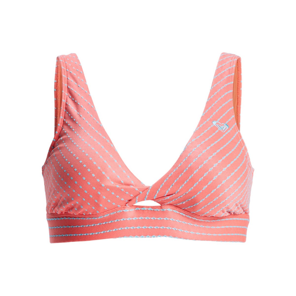 Haut de maillot de bain bikini allongé WAVY BABY ELONGATED DCUP. orange camellia, ROXY