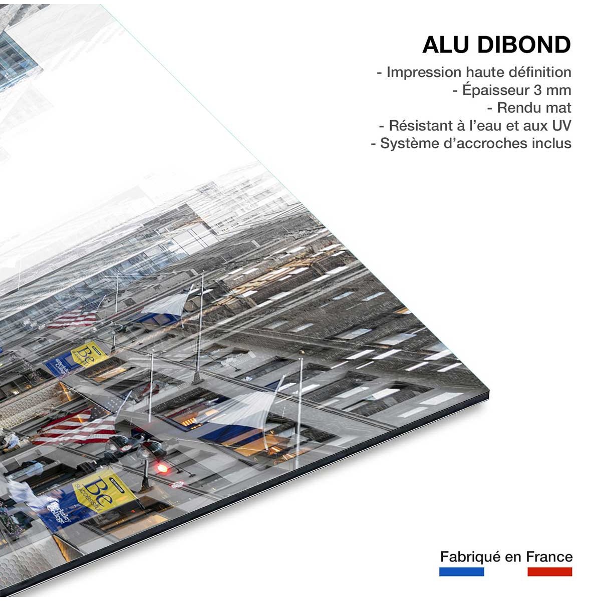 Tableau Madison Square tableau alu dibond, HEXOA