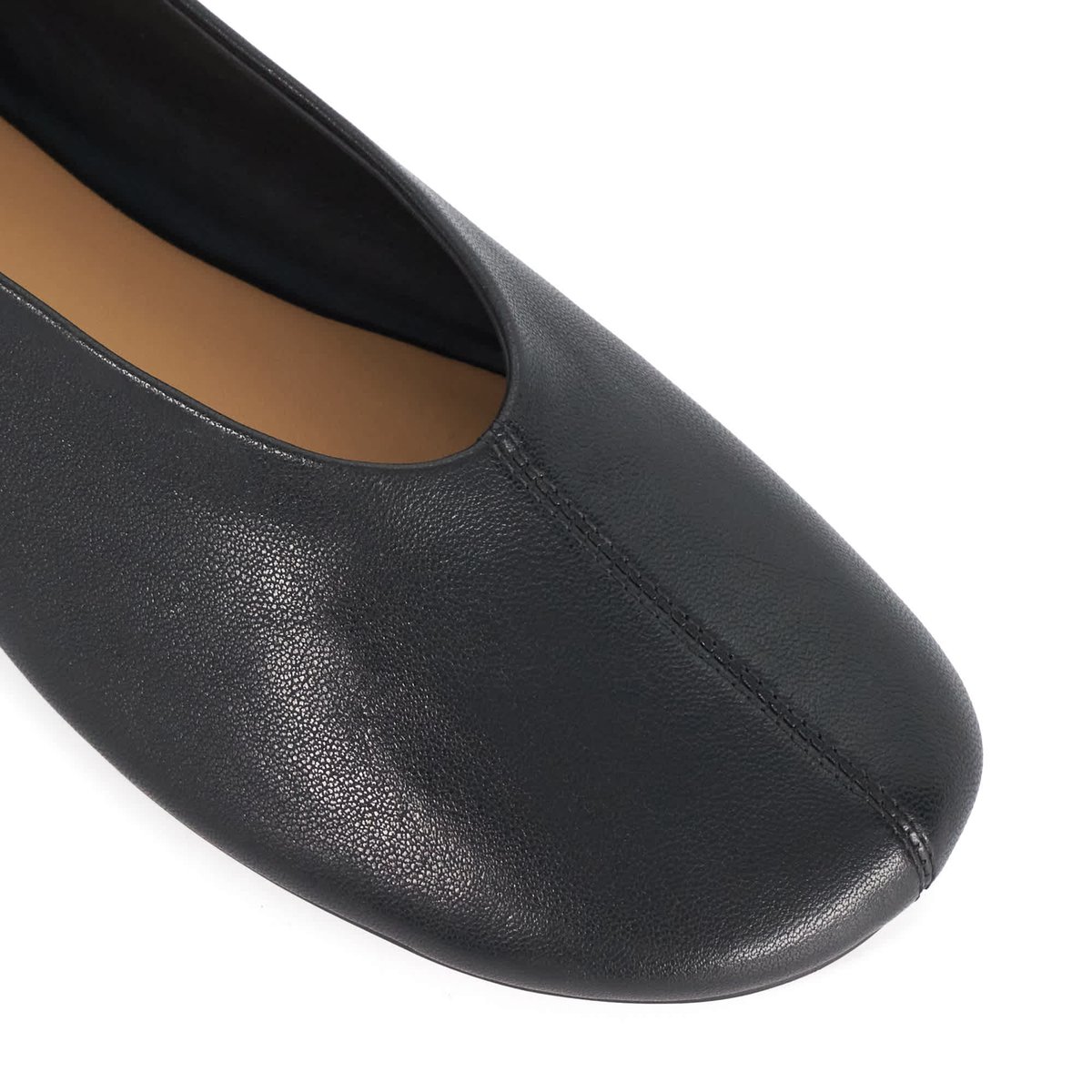 Ballerines à bout rond - HIGHWAY black-leather, DUNE LONDON