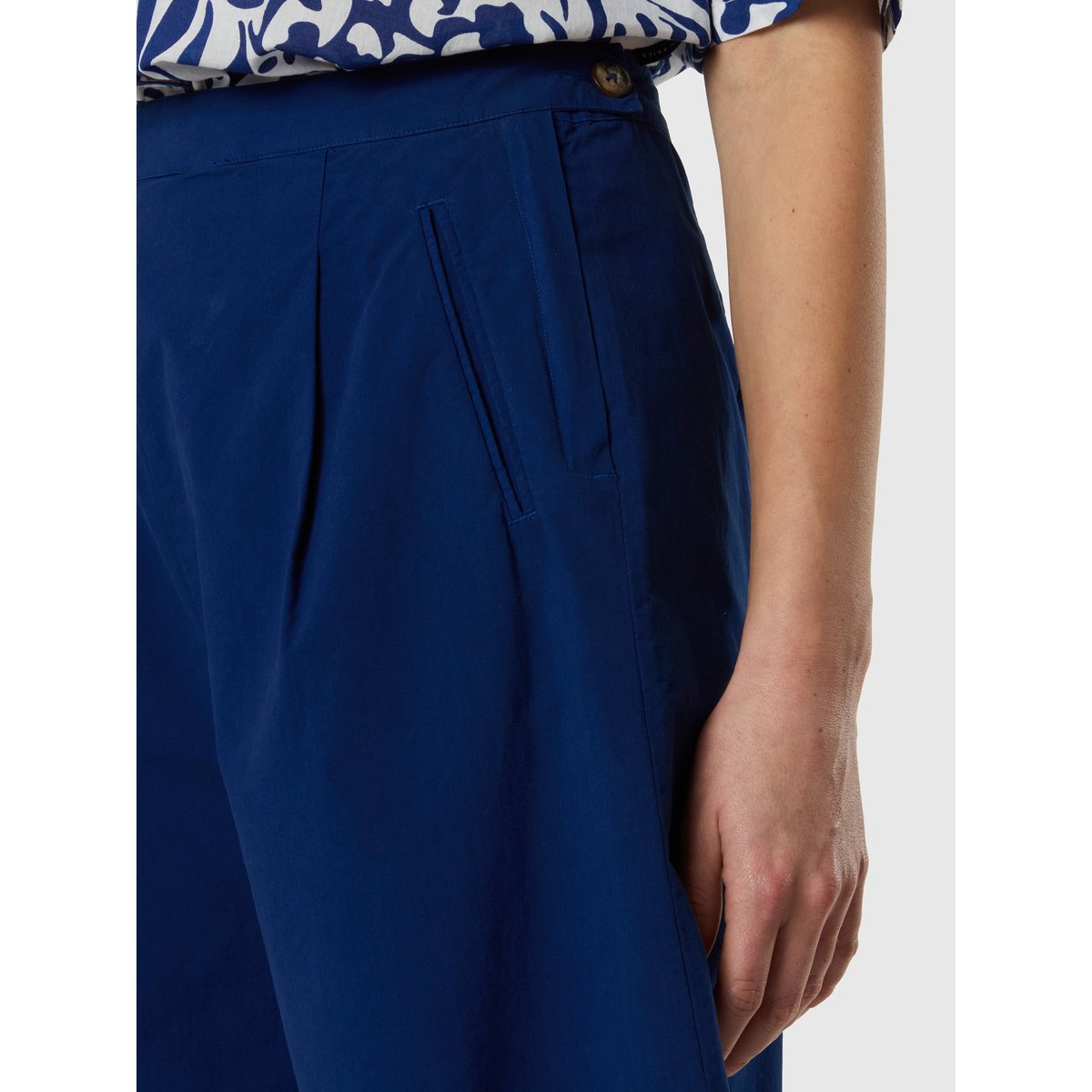 Short plissé à jambes larges profondeurs bleues, NORTH SAILS