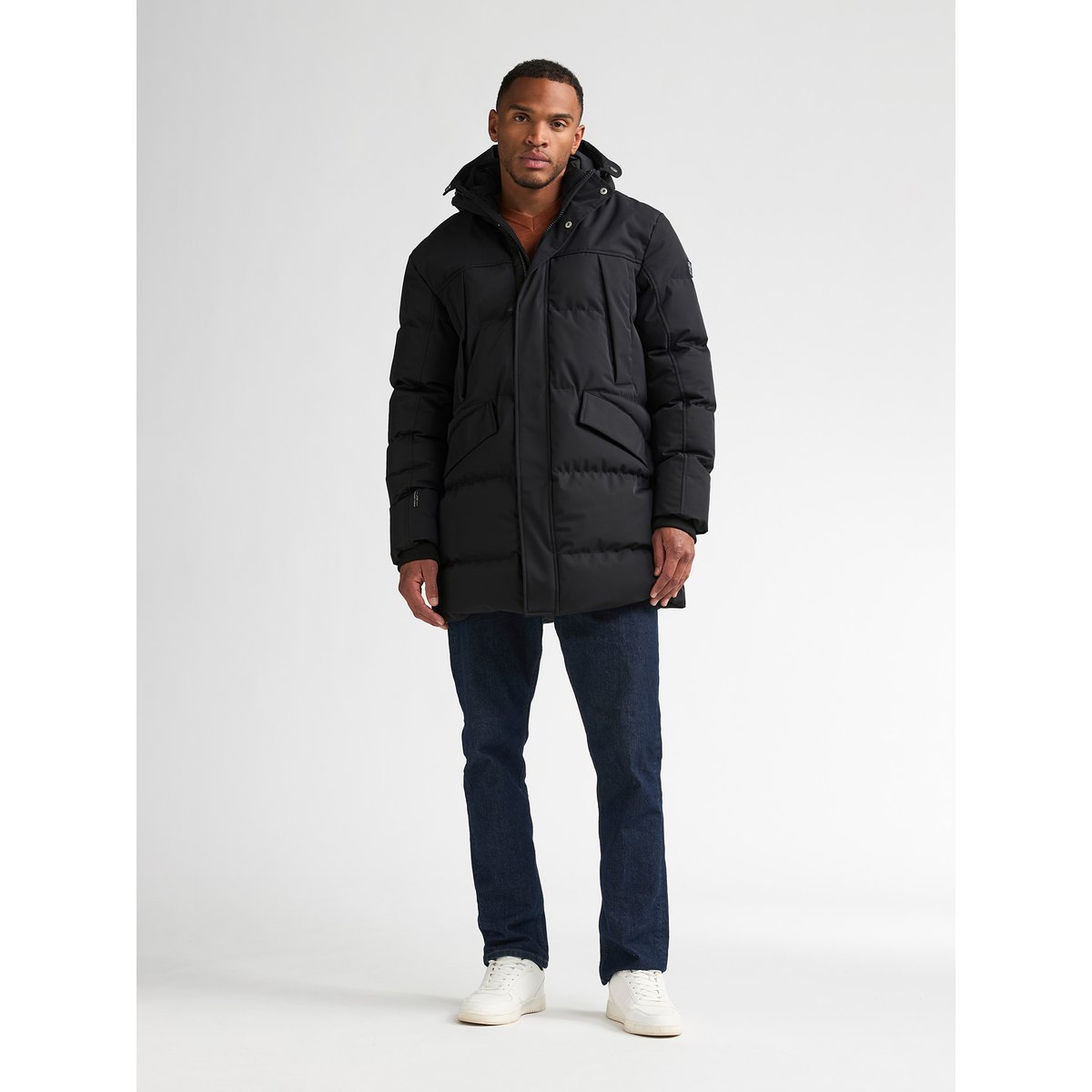 Parka matelassée ironheights noir deep black, PETROL INDUSTRIES