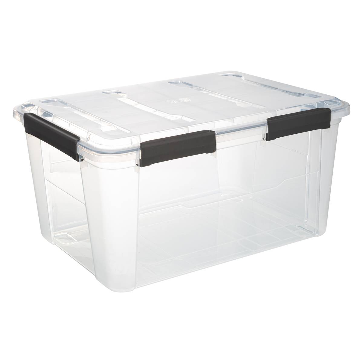 Boîte de rangement à clip 50L PROTECT+ transparent, 5FIVE SIMPLY SMART