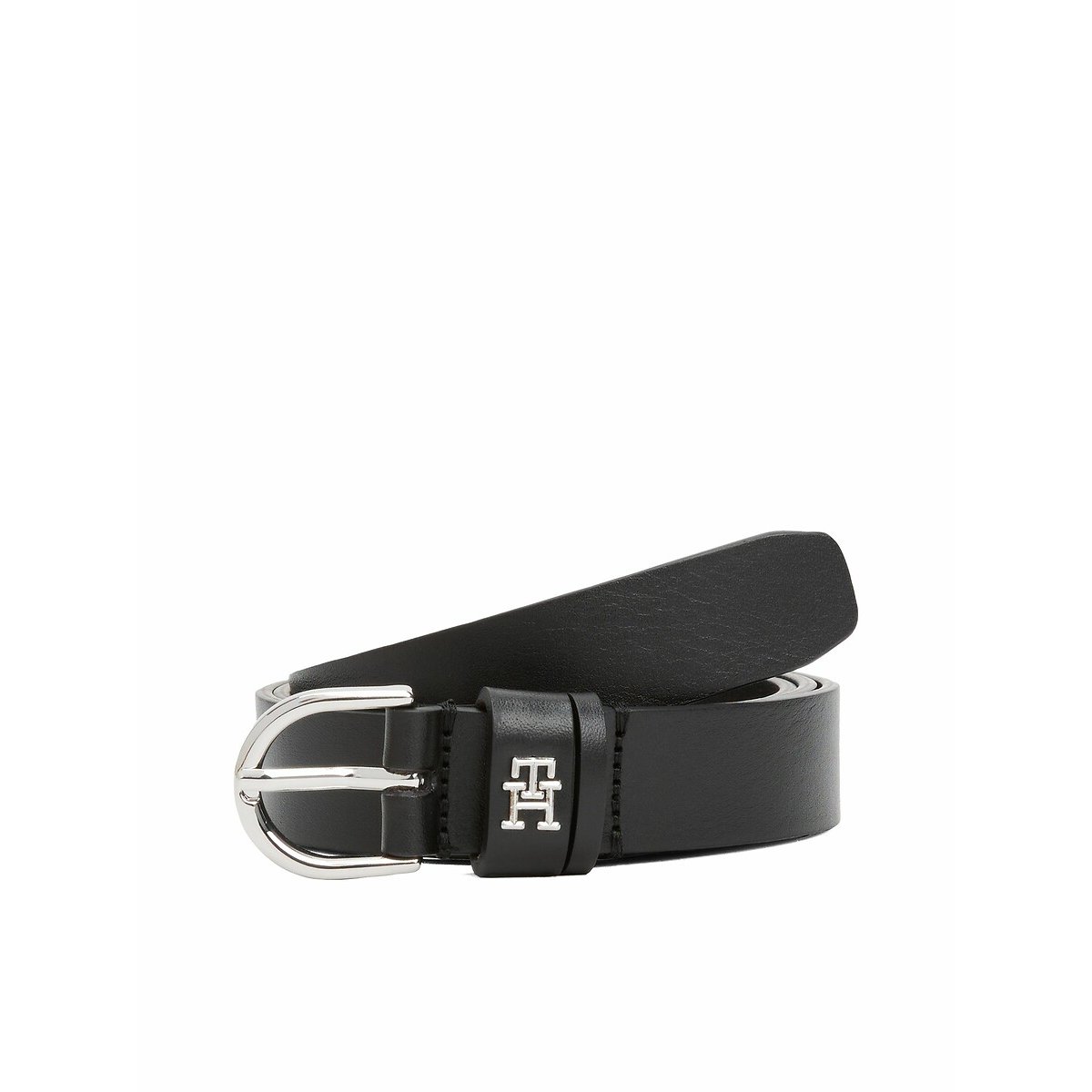 Ceinture en cuir Effortless 2,5cm noir, TOMMY HILFIGER
