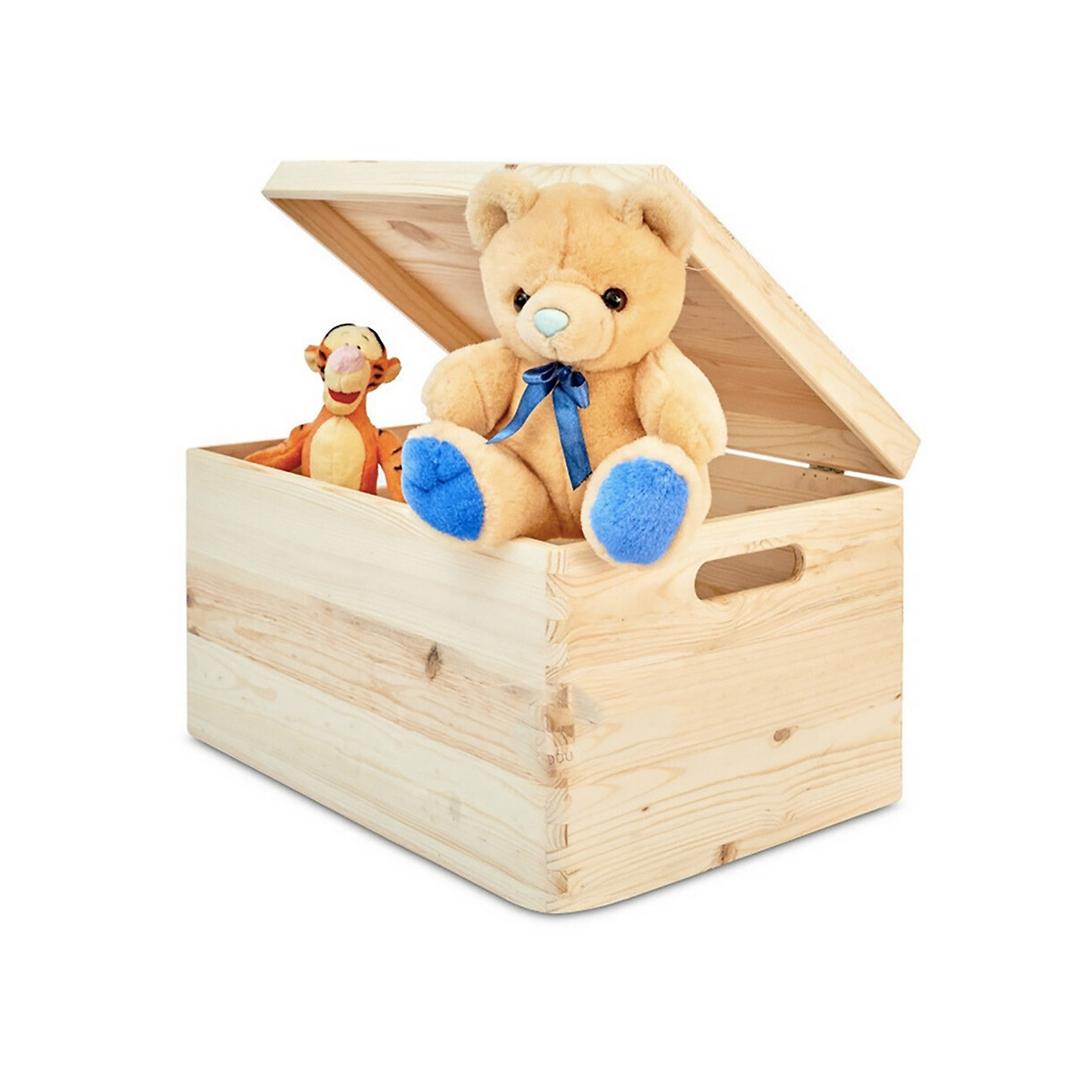 Boite avec couvercle - BOXY 3 bois clair, EUROPE & NATURE