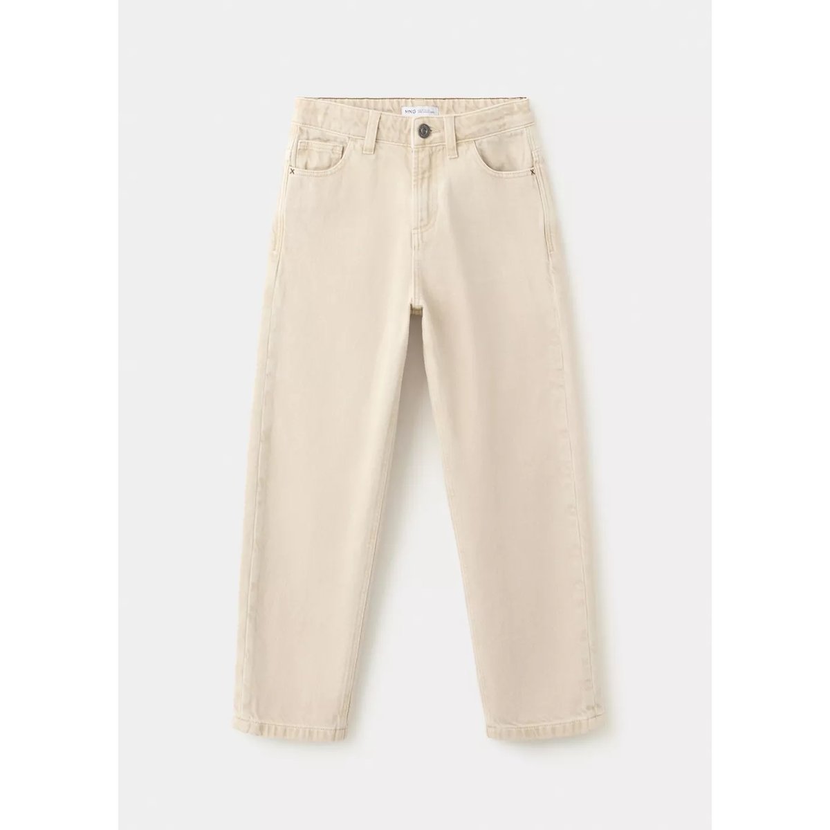 Jean droit coton sable, MANGO KIDS