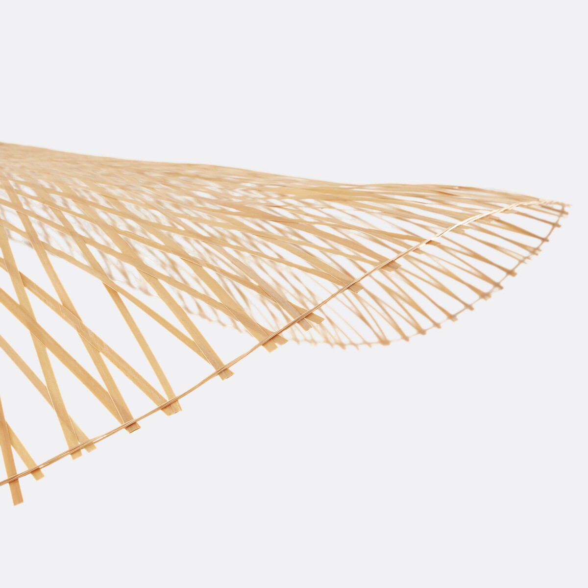 Ezia Lightweight 100cm Diameter Bamboo Ceiling Light Shade natural, LA REDOUTE INTERIEURS