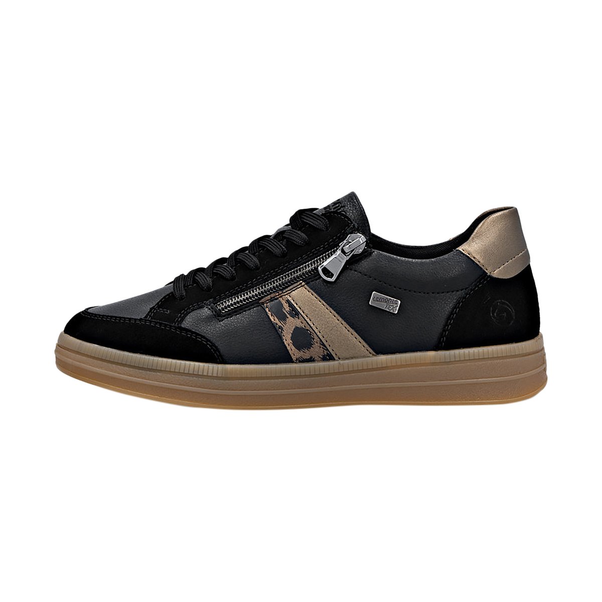 Basket Basse Cuir Rock noir comb, REMONTE