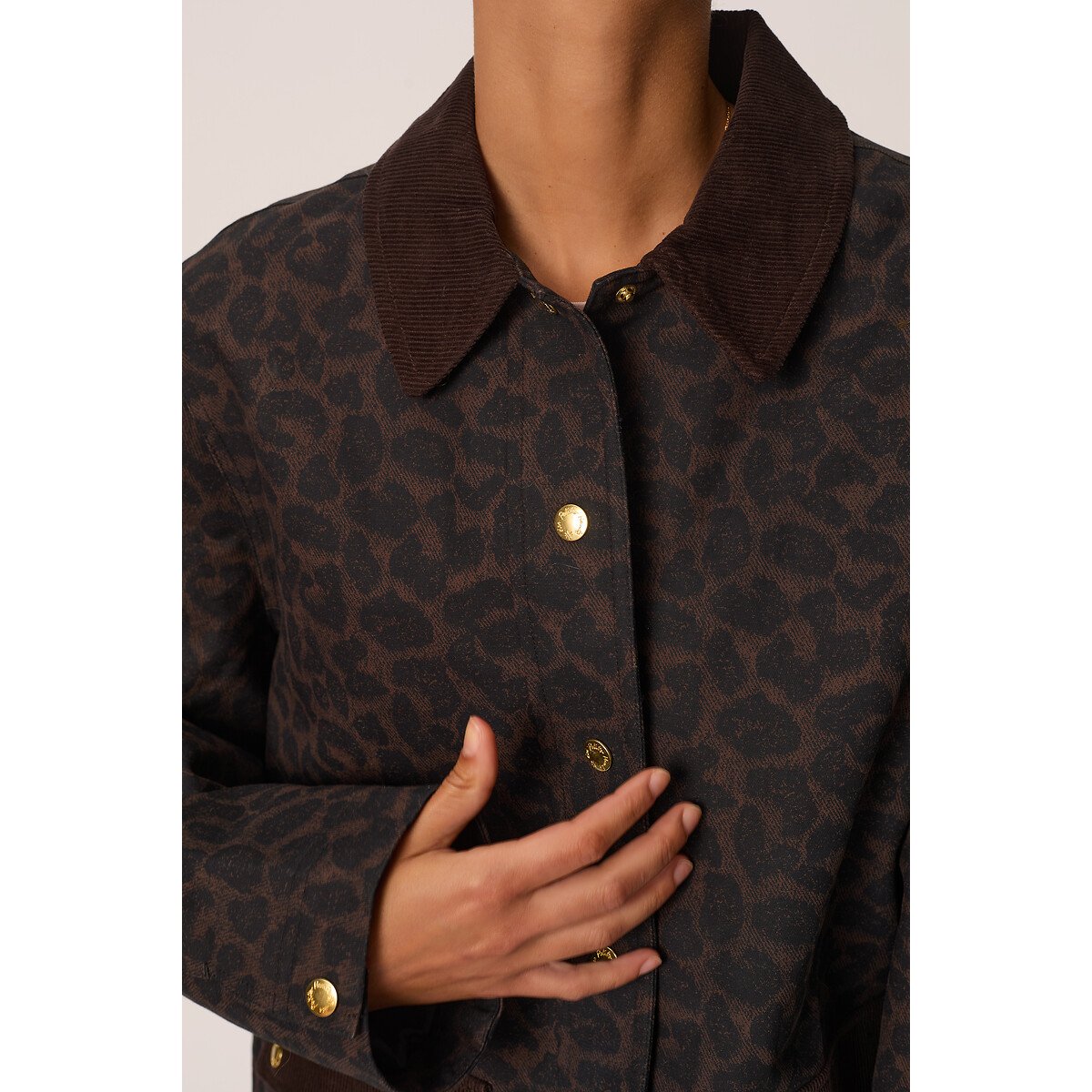 Veste workwear, imprimé léopard, YOLANDA imprimé léopard, DES PETITS HAUTS