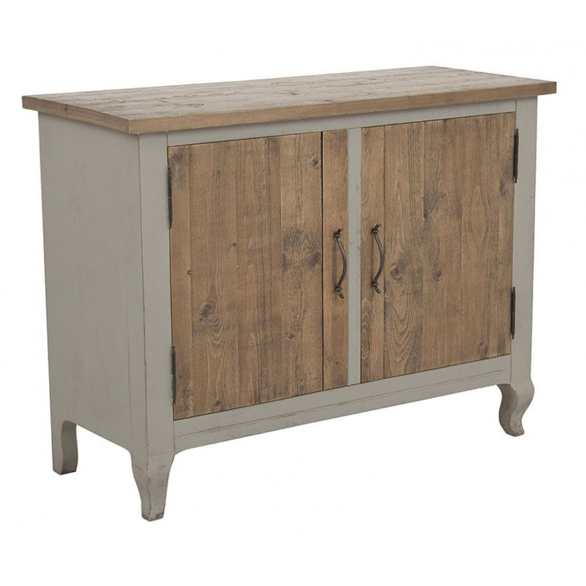 Buffet bas 2 portes - PROVENCE gris, INTERIOR'S