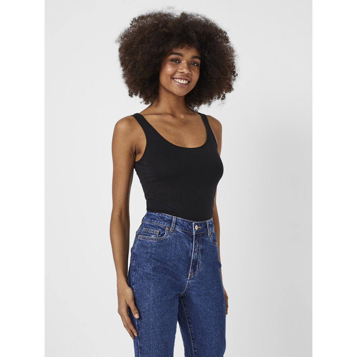 Débardeur bright white 1, VERO MODA