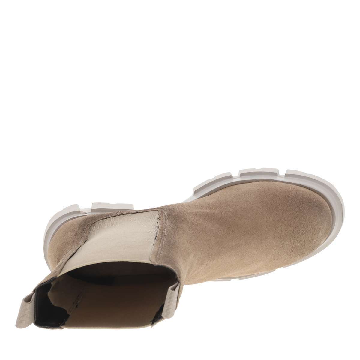 Boots cuir nubuck talon bottier gris, BUGATTI
