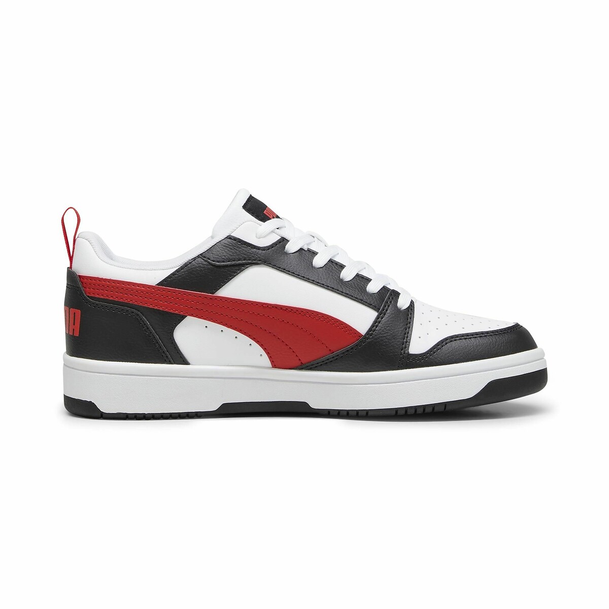 Baskets Rebound v6 Low blanc/noir/rouge, PUMA