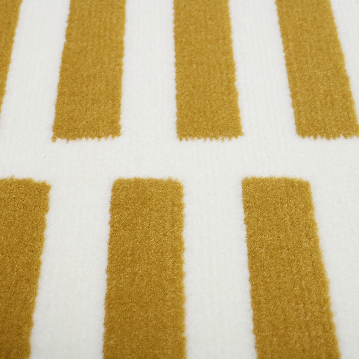 Tapis tissé rayures horizontales, Motif graphique épuré, LYN49 NAT crème, beige, UN AMOUR DE TAPIS