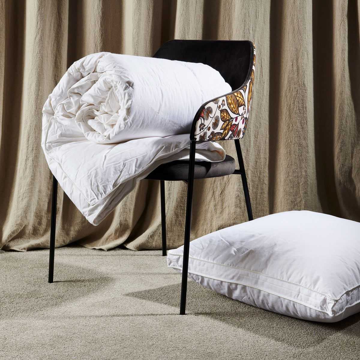 Oreiller 90% Duvet Canard - Extra Moelleux blanc, TRADITION DES VOSGES