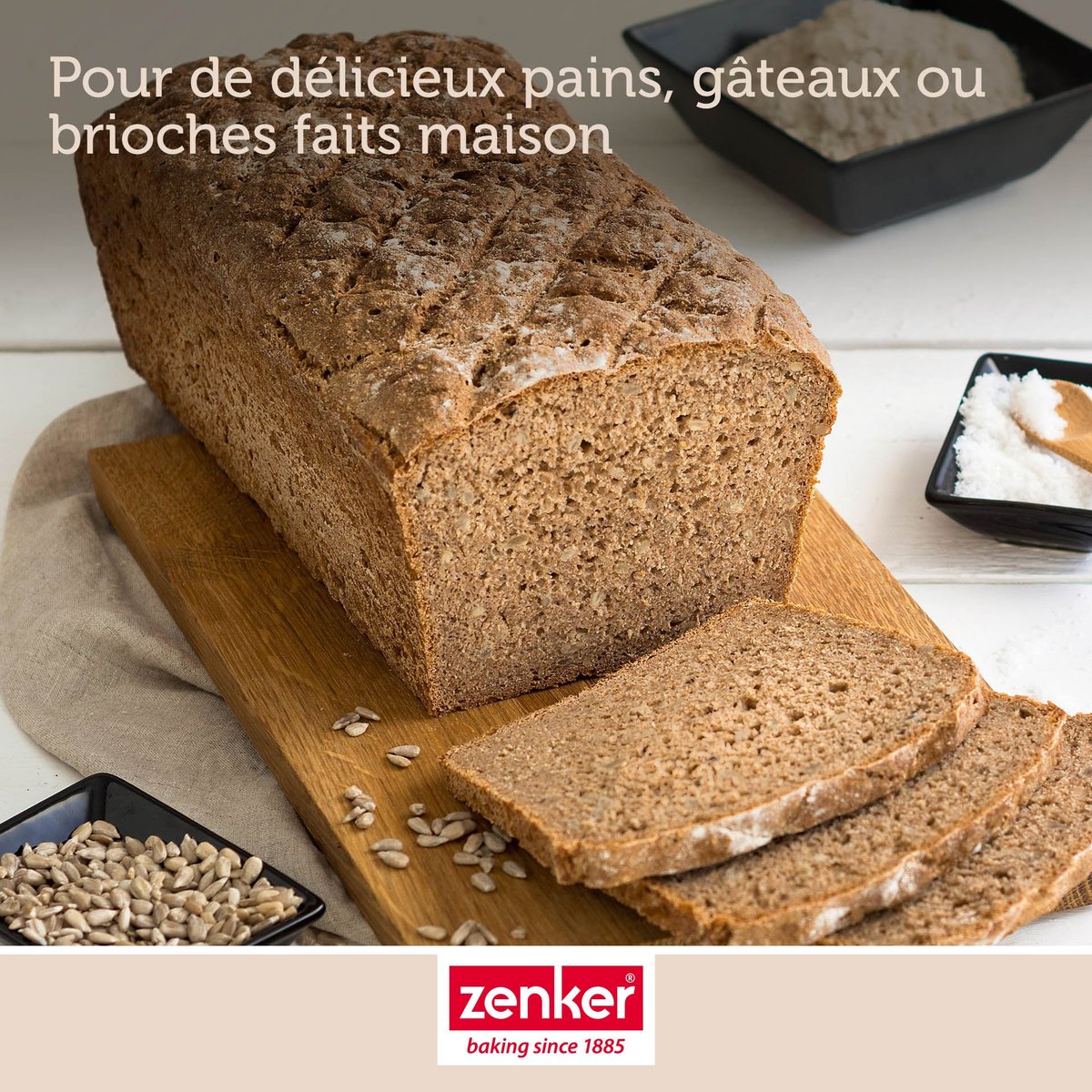 Moule à cake extensible BLACK METALLIC noir, ZENKER
