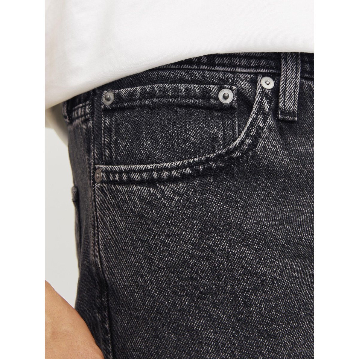 Jean À Coupe Loose black denim, JACK & JONES