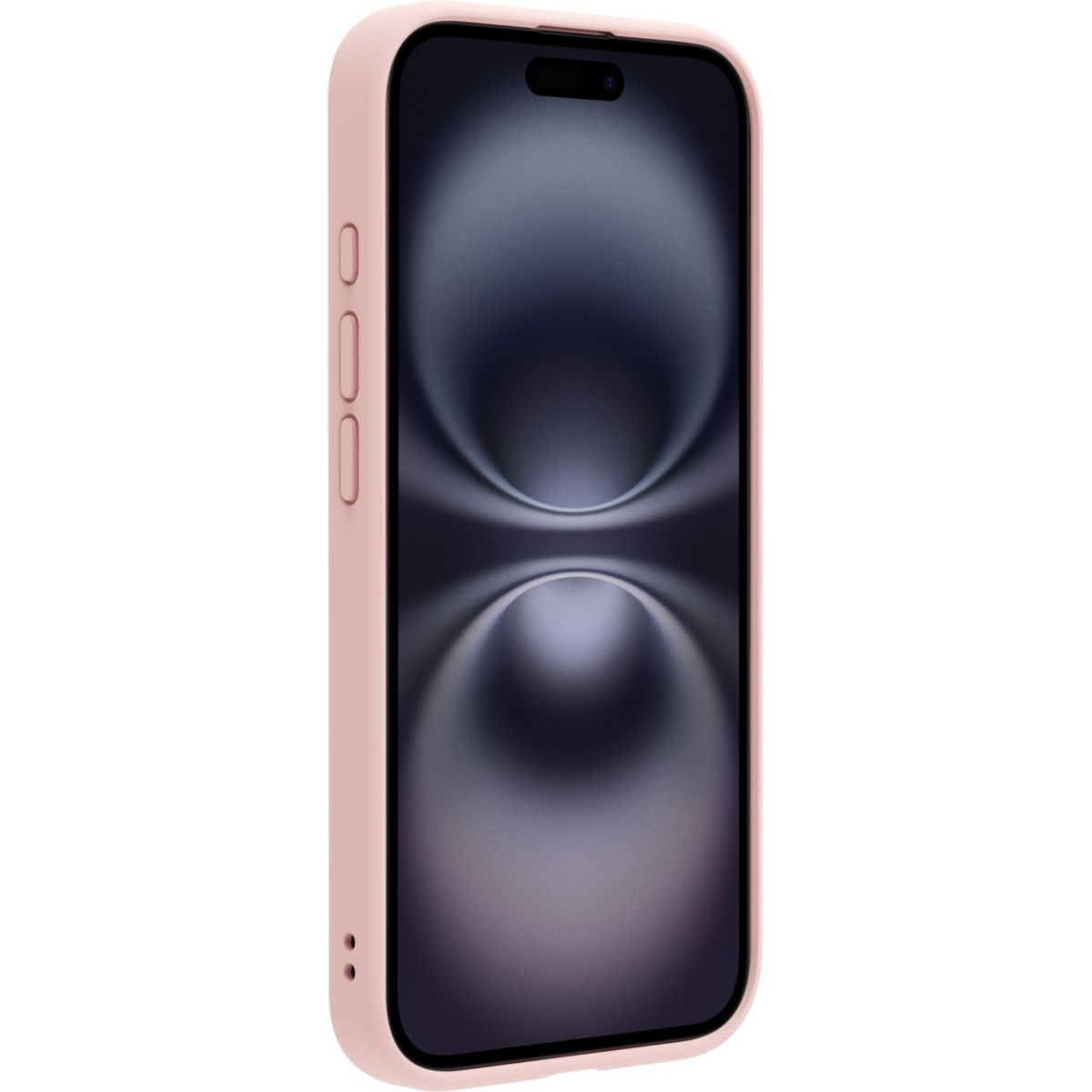 Coque iPhone 17 magnétique stand Rose couleur unique, ADEQWAT