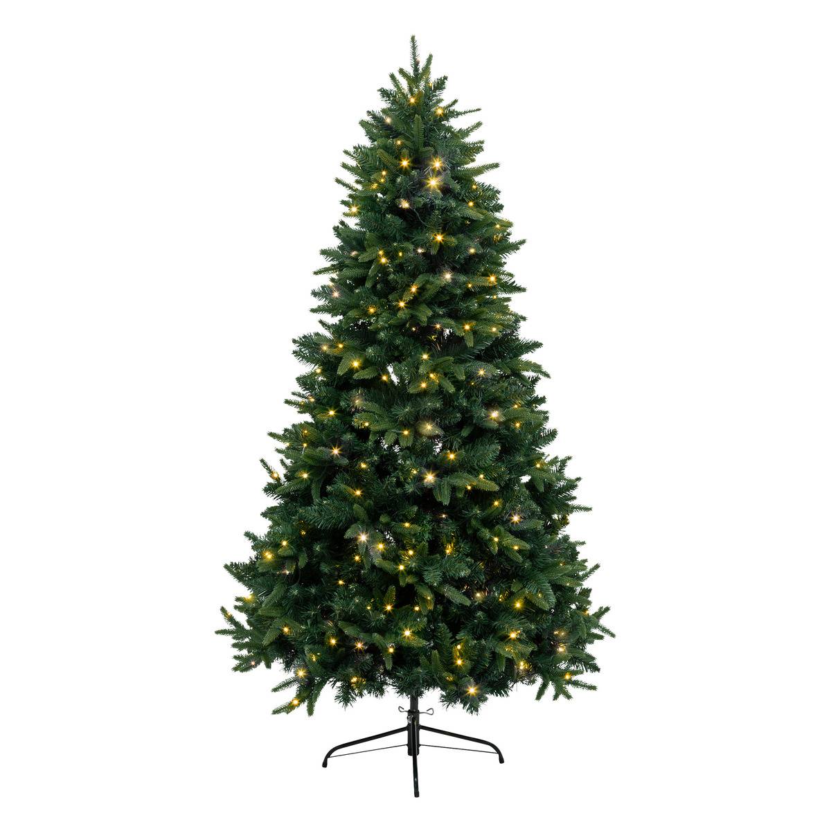 Sapin artificiel lumineux Green Creek H150 cm vert, FEERIC LIGHTS & CHRISTMAS