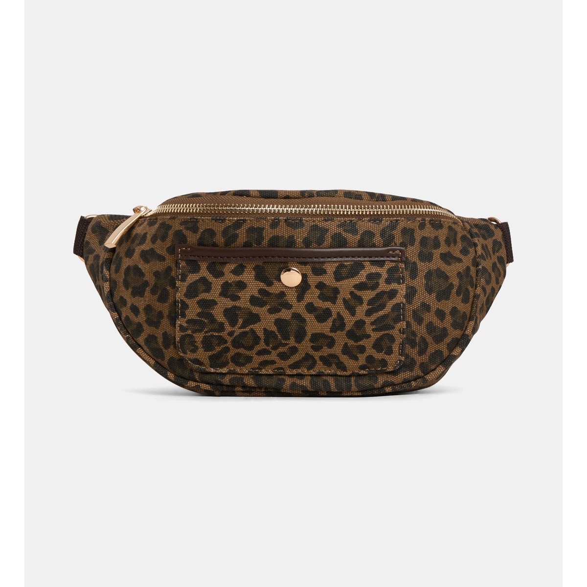 Sac banane almaz canvas léopard coton léopard, GALERIES LAFAYETTE