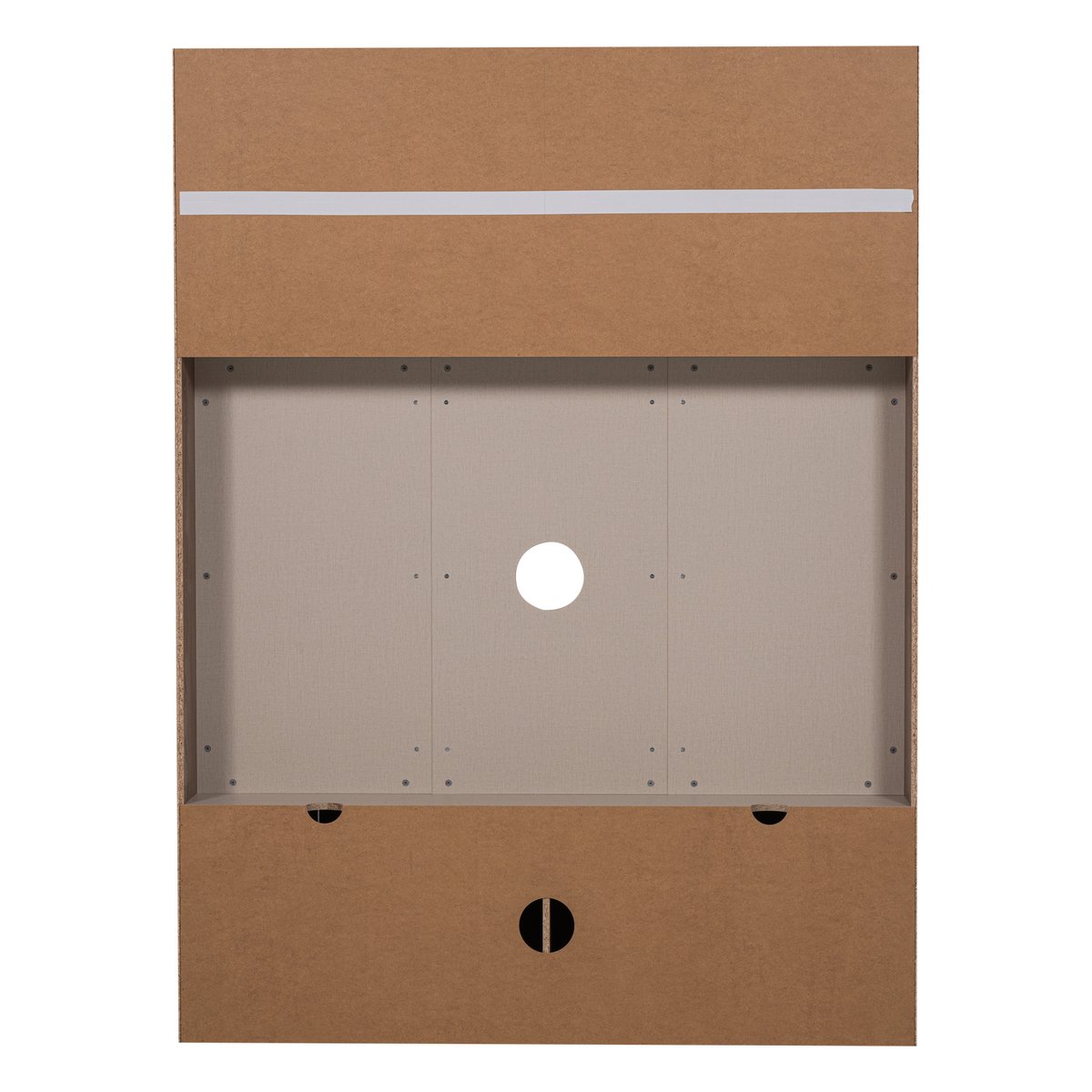 Meuble TV en décor chêne BUILD brun, WOOOD