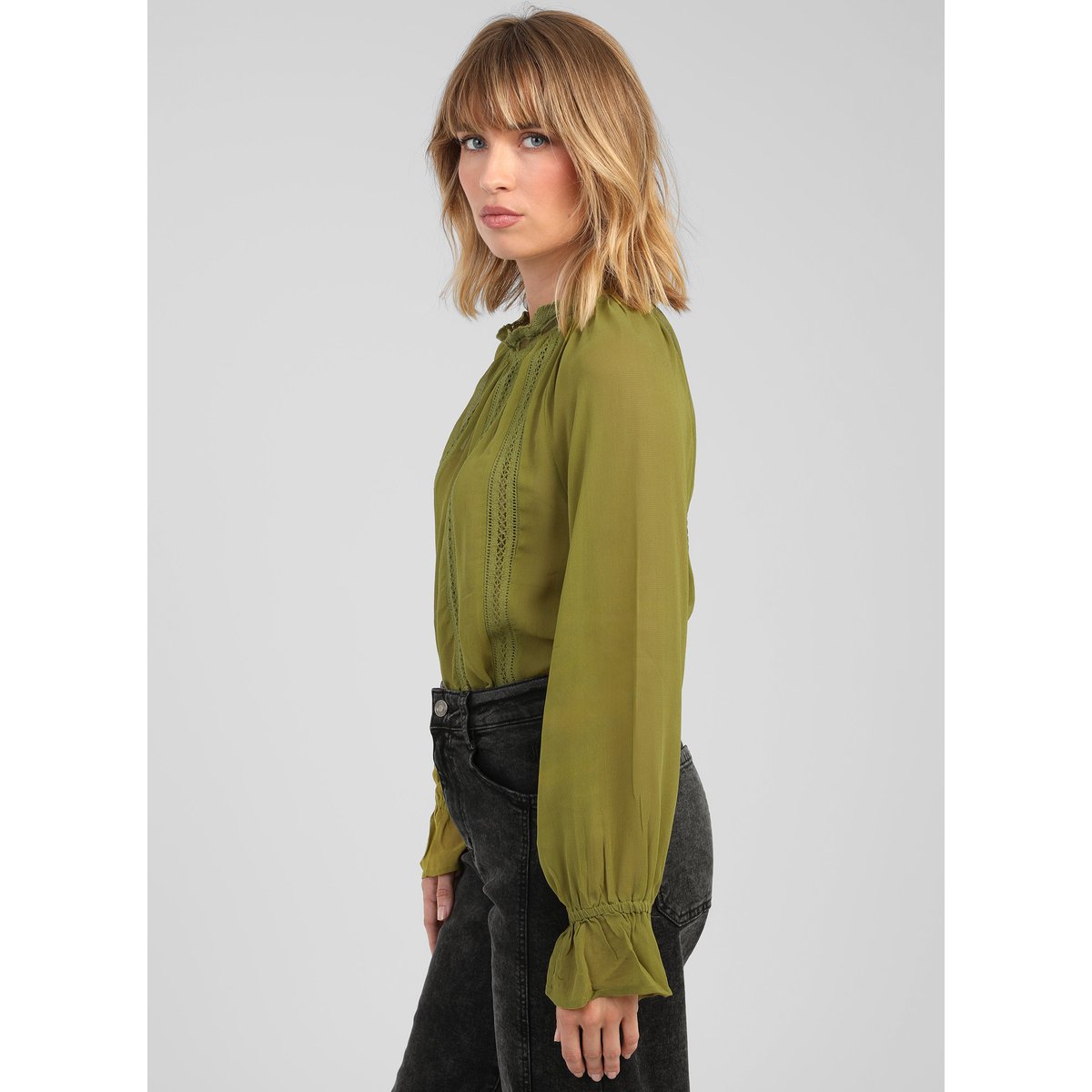 Blouse SALOUNA matcha, AN'GE