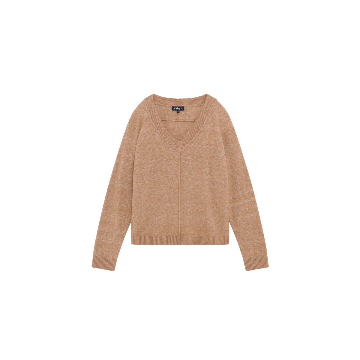 Pull large col v MJERRY camel, CAROLL