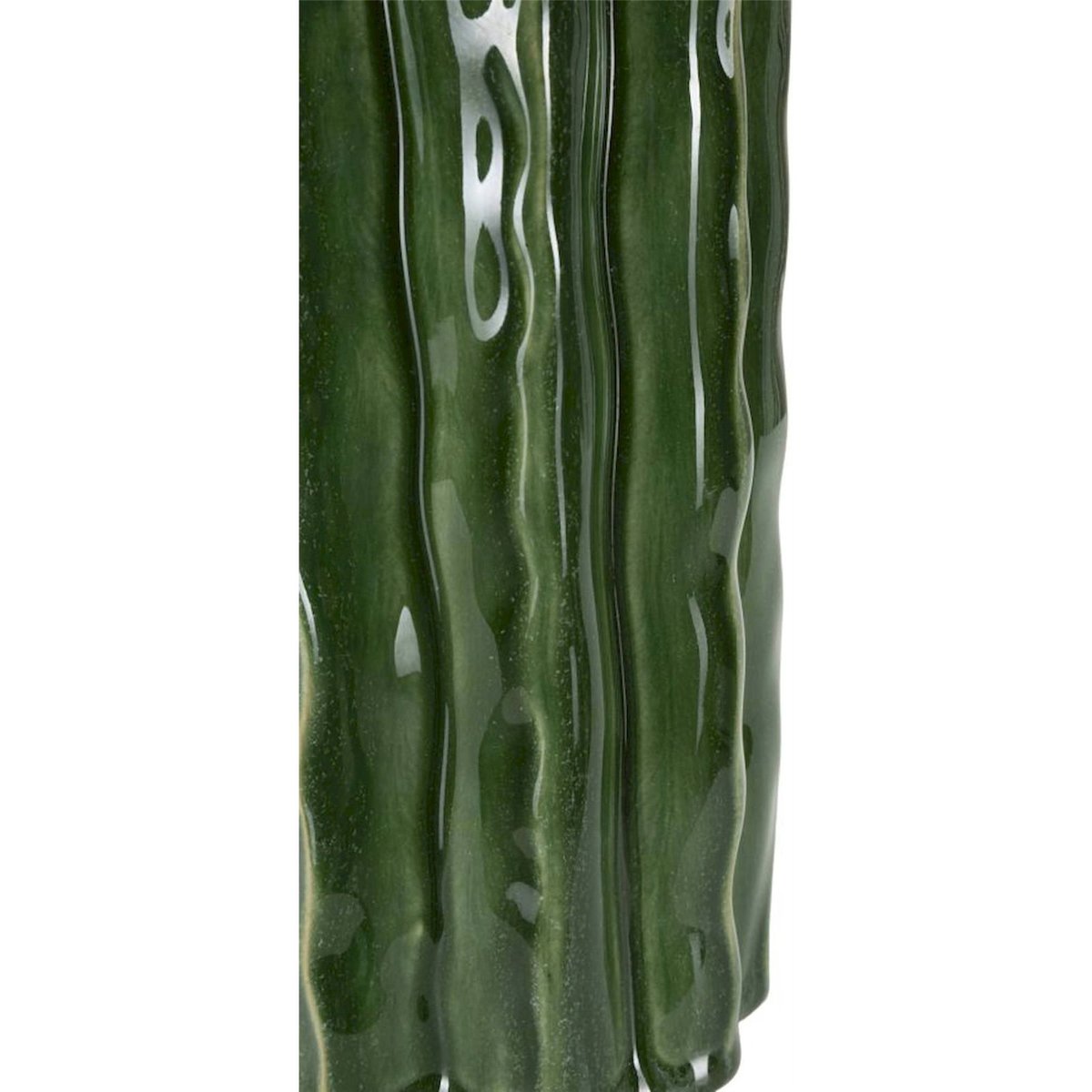 Vase cactus en céramique émaillée MODERN vert, RECOLLECTION