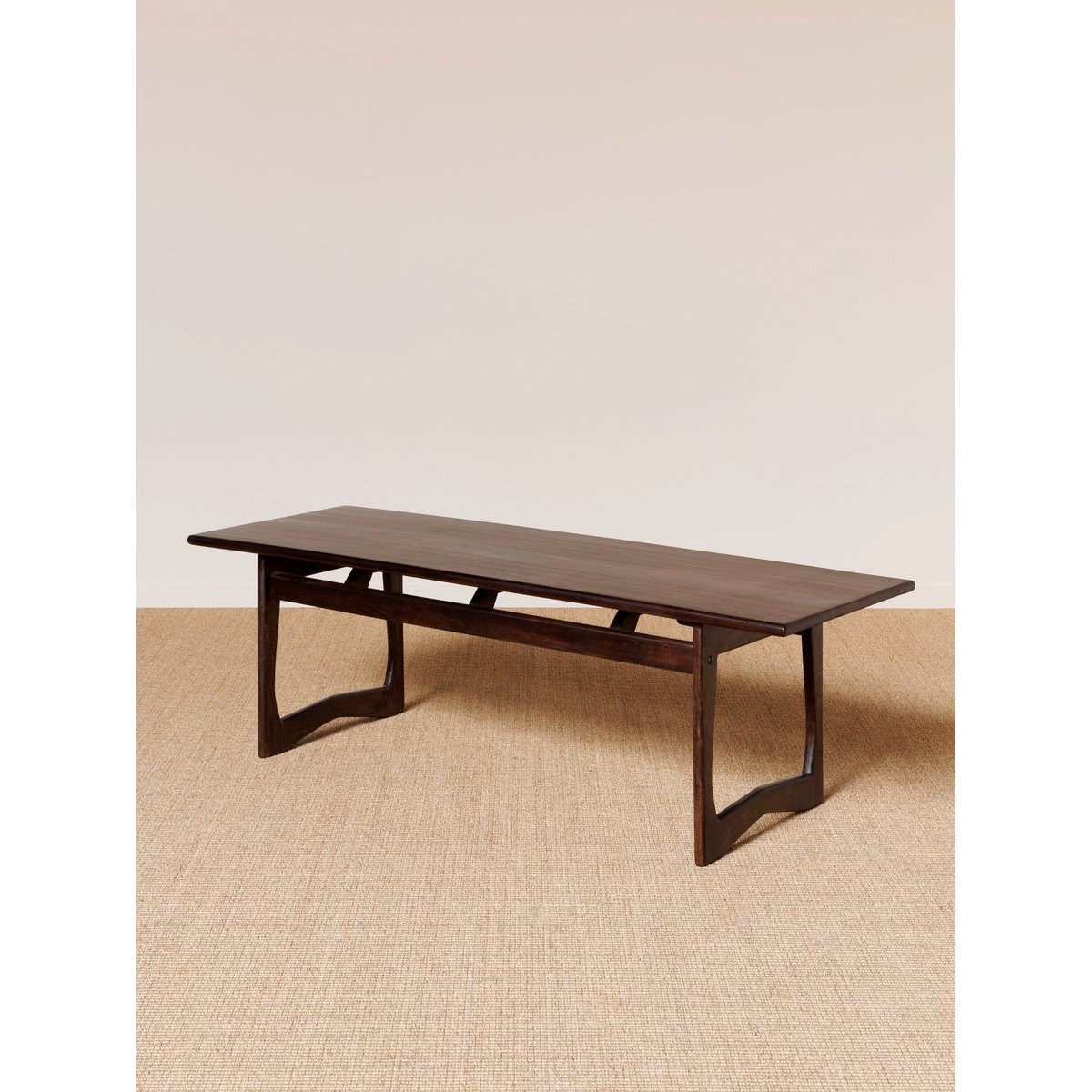 Table basse en bois BRUGES bois fonce, CHEHOMA