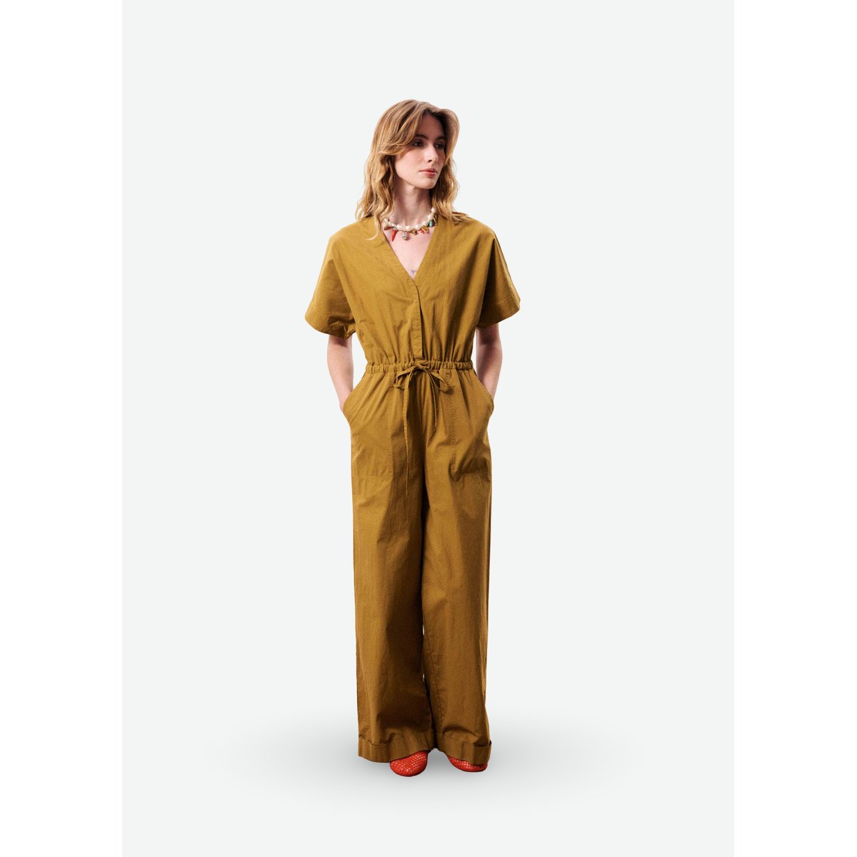 Combi-pantalon GALATEE olive, FRNCH