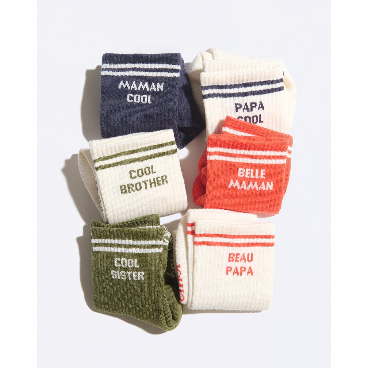 Chaussettes Belle maman orange, EMOI EMOI