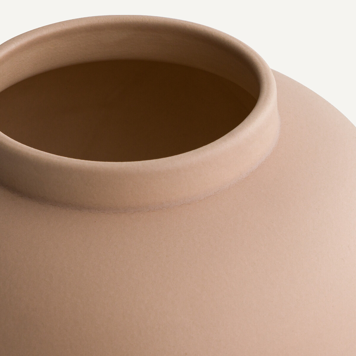 Vase rond en céramique mate, LECCIA beige rosé, AM.PM