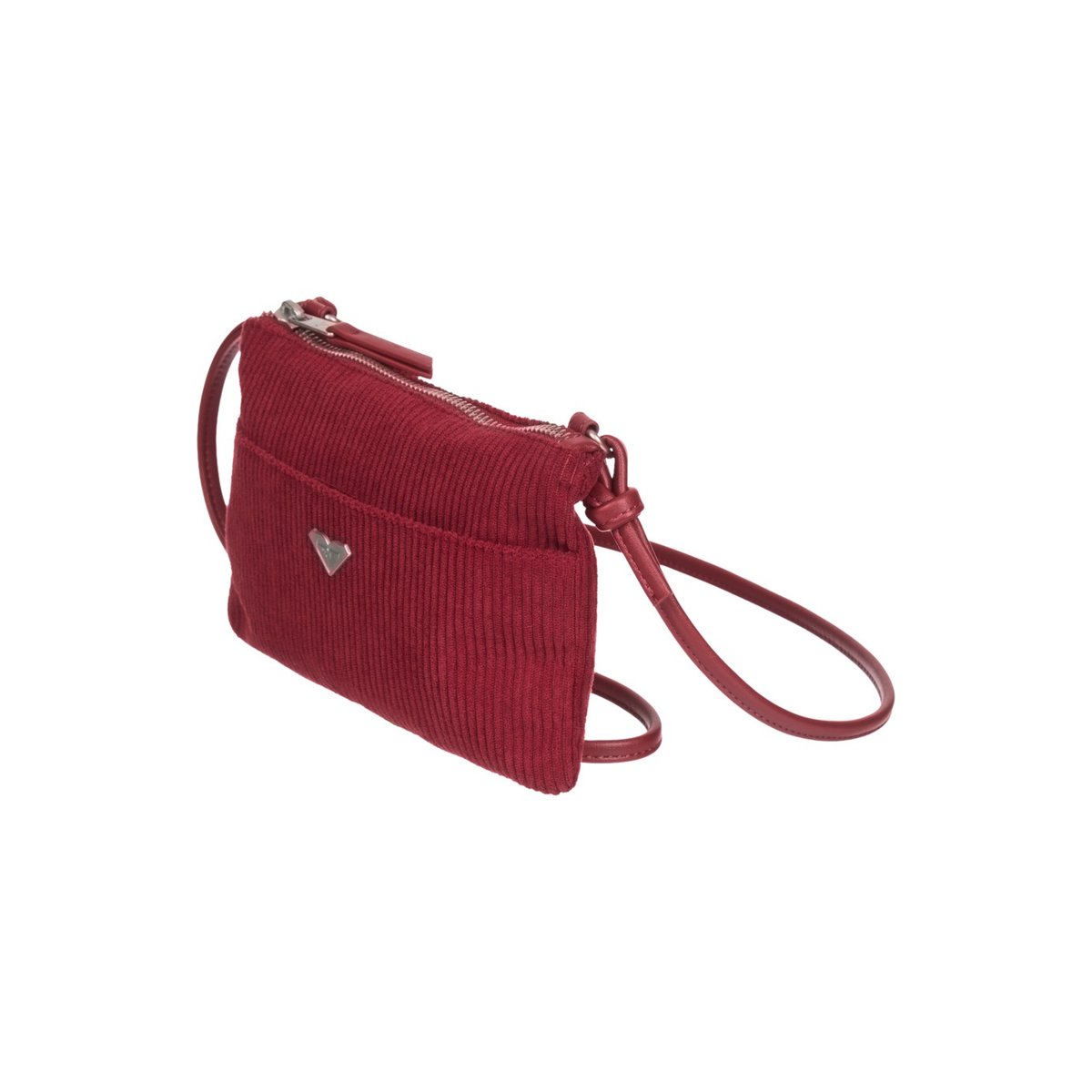 Petit sac en velours côtelé SHELL KISS. rouge beet red, ROXY