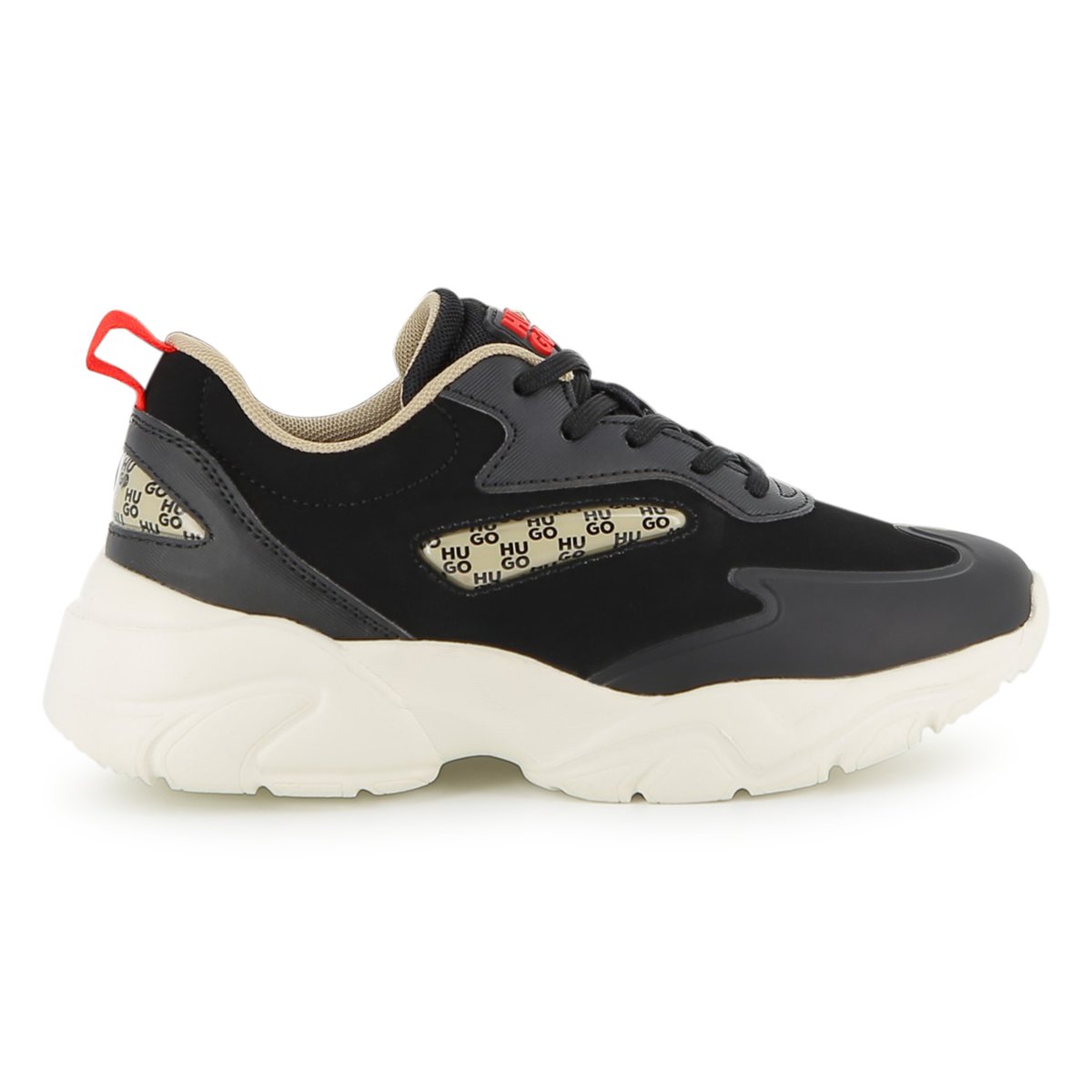 Sneakers basse black, HUGO KIDSWEAR