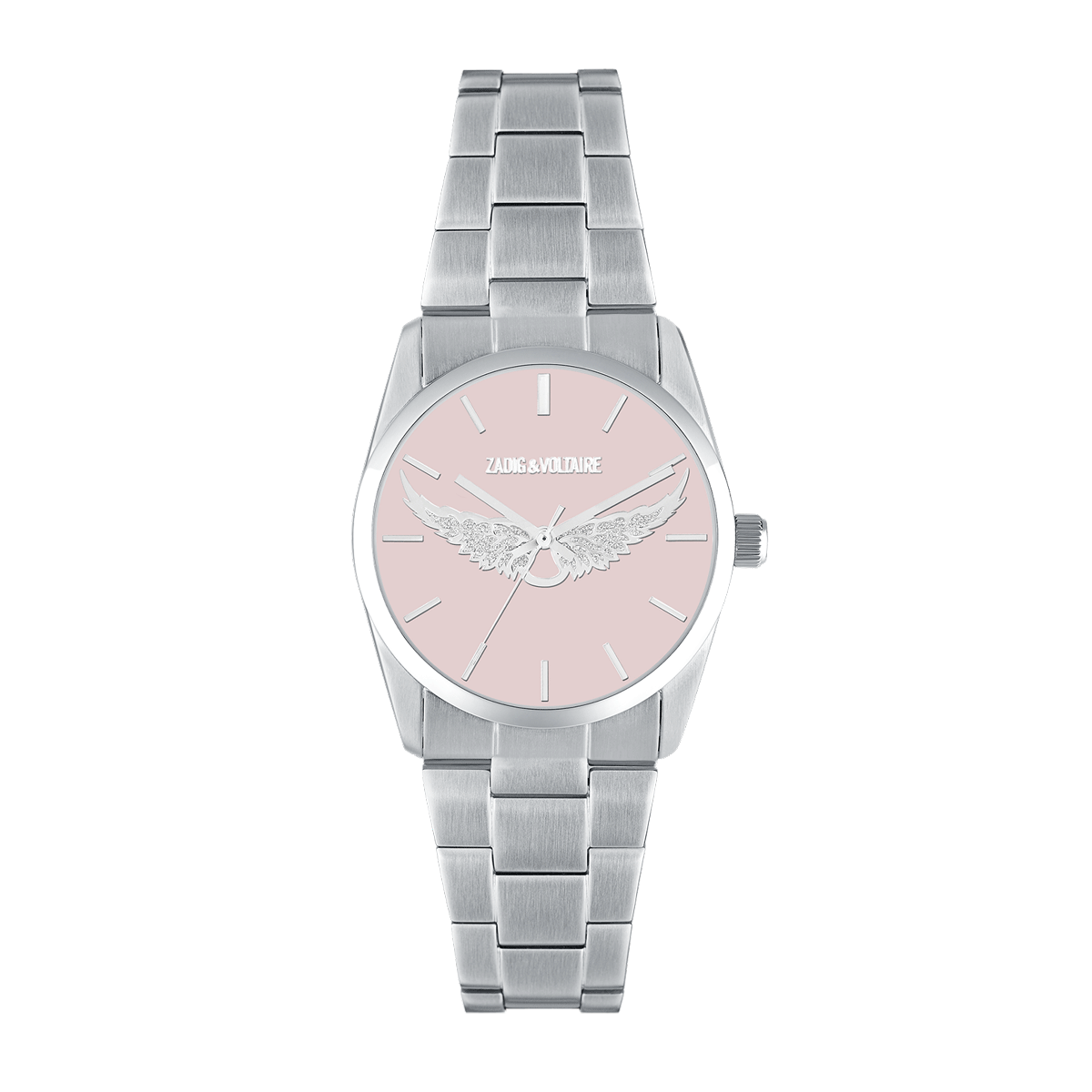 Montre Analogique  ZADIG argenté rose argenté, ZADIG&VOLTAIRE