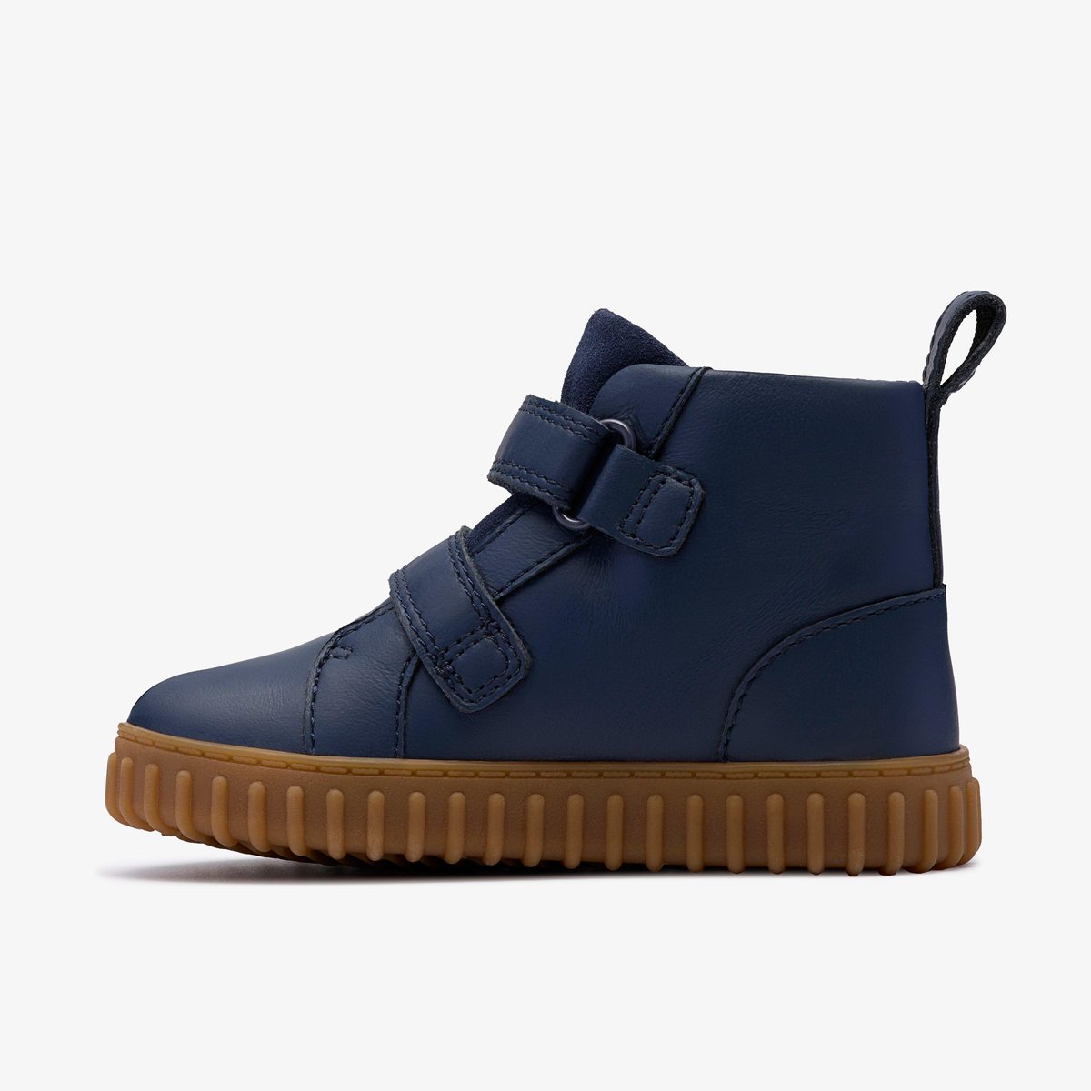 Boots Cuir Coupe Large COVE SKY T bleu, CLARKS