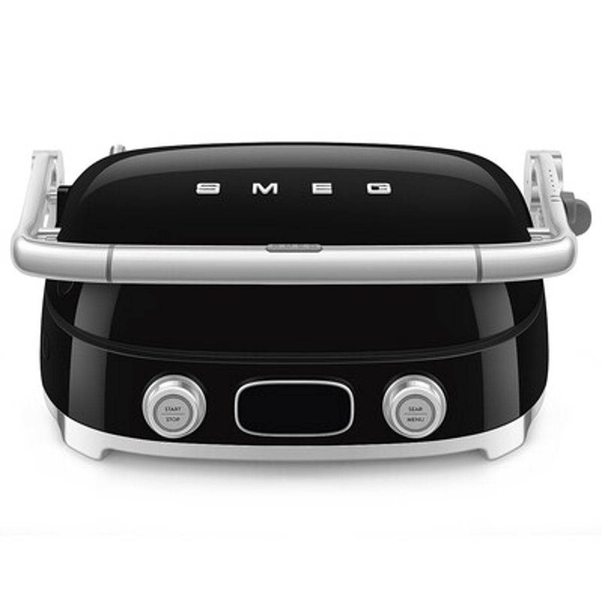 Gaufrier / Gril multifonction MGF01 noir brillant, SMEG