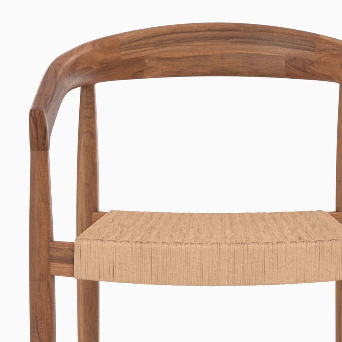 Lot de 2 chaises pour îlot central 65 cm - BALI naturel, MAISON PAVANE